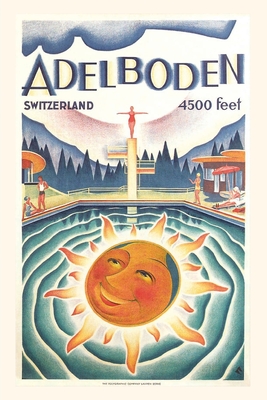 Vintage Journal Adelboden Switzerland Travel Poster By Found Image Press (Producer) Cover Image