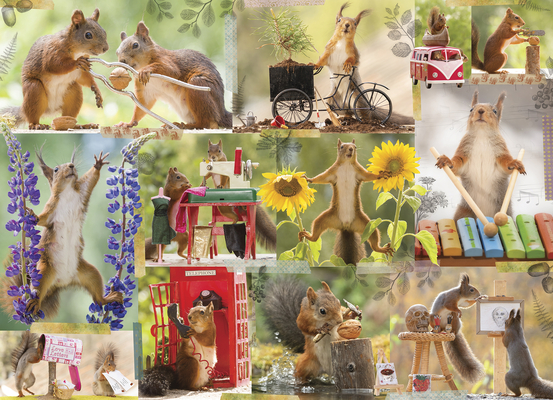 Gettin' Squirrelly 1000-Piece Puzzle By Geert Weggen (Photographer) Cover Image