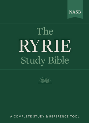 The Ryrie NAS Study Bible Genuine Leather Black Red Letter (New American Standard 1995 Edition) Cover Image