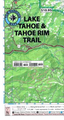 Lake Tahoe & Tahoe Rim Trail (Tom Harrison Maps) Cover Image