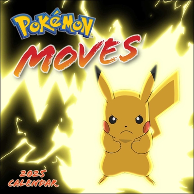 Pokémon Moves 2025 Wall Calendar Cover Image