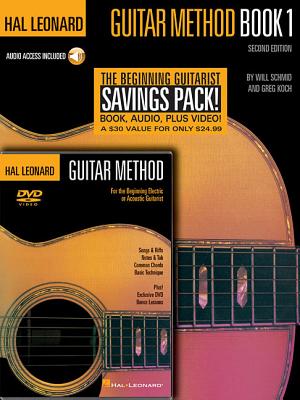Hal Leonard Guitar Method Beginner's Pack: Book 1 with Online Audio + DVD [With CD and DVD] By Will Schmid, Greg Koch Cover Image