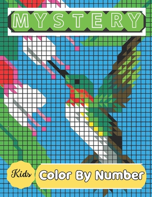 New Large Print Mystery Mosaics Color By Number: Pixel Art For Adults &  Kids, Fun 50 Coloring Pages for Stress Relief & Relaxation, Gift Ideas.  (Paperback)