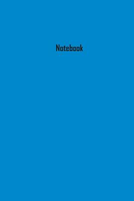 Notebook: Electric blue minimalist notebook, ideal gift for friends, family, colleagues. Cover Image