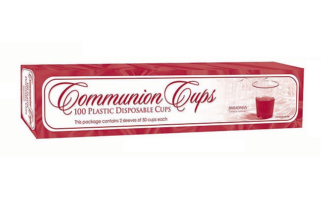 Communion Cups - Plastic Cups (Box of 100): Stackable / Smooth Rim / Ultra-Clear / Recyclable By Broadman Church Supplies Staff (Contributions by) Cover Image