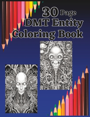 30 Page DMT Entity Coloring Book Cover Image