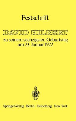 Festschrift: Zu Seinem Sechzigsten Geburtstag Am 23.Januar 1922