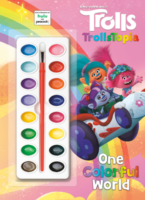 One Colorful World (DreamWorks Trolls) By Golden Books, Golden Books (Illustrator) Cover Image