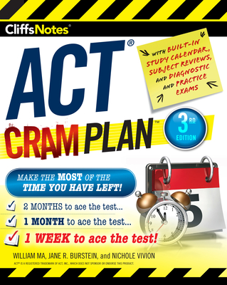 CliffsNotes ACT Cram Plan, 3rd Edition Cover Image