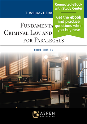 Fundamentals of Criminal Law and Procedure for Paralegals: [Connected Ebook] (Aspen Paralegal) Cover Image