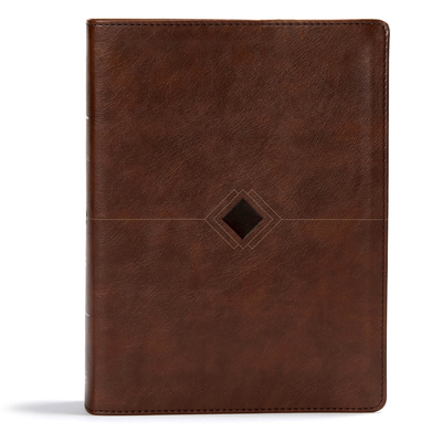 CSB Day-by-Day Chronological Bible, Brown Leathertouch (Day by Day) Cover Image