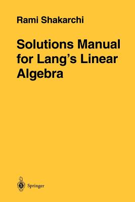 Solutions Manual for Lang