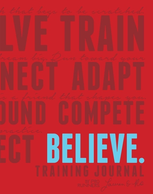 Believe Training Journal (Classic Red, Updated Edition) Cover Image