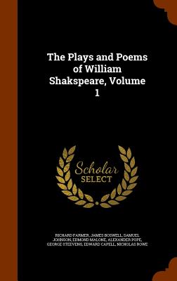 Cover for The Plays and Poems of William Shakspeare, Volume 1