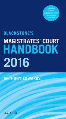 Blackstones Magistrates Court Handbook 2010