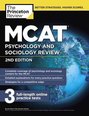 MCAT Psychology and Sociology Review, 2nd Edition (Graduate School Test Preparation) Cover Image