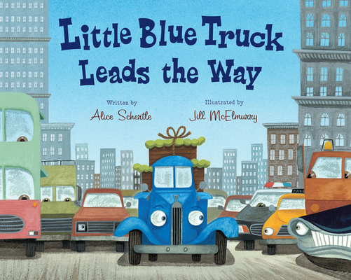 Little Blue Truck Leads the Way Big Book Cover Image