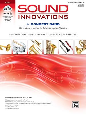 Sound Innovations for Concert Band, Bk 2: A Revolutionary Method for Early-Intermediate Musicians (Percussion---Snare Drum, Bass Drum & Accessories), Cover Image