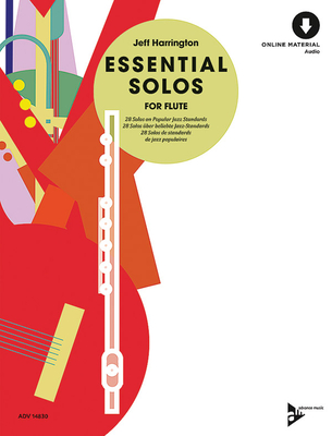 Essential Solos for Flute: 28 Solos on Popular Jazz Standards, Book & Online Audio Cover Image