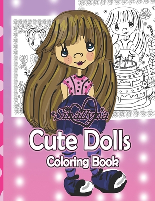 Cute Dolls Coloring Book Cover Image