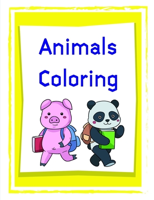 Cute Animal Coloring Book For Kids: Coloring Books for Children