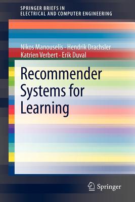 Recommender Systems for Learning (Springerbriefs in Electrical and Computer Engineering) Cover Image