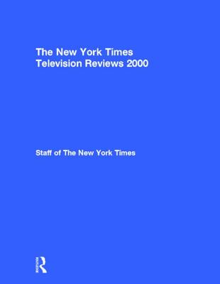 The New York Times Television Reviews 2000 Cover Image