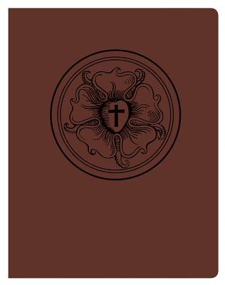 The Lutheran Study Bible - Luthers Rose - Brown/Burgundy Cover Image