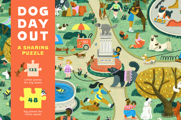 Dog Day Out 180-Piece Jigsaw Puzzle: A Sharing Puzzle for Kids and Grown-Ups By Melissa Lee Johnson (Illustrator) Cover Image