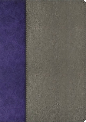The Jeremiah Study Bible, NKJV: Gray and Purple LeatherLuxe Limited Edition: What It Says. What It Means. What It Means For You. Cover Image