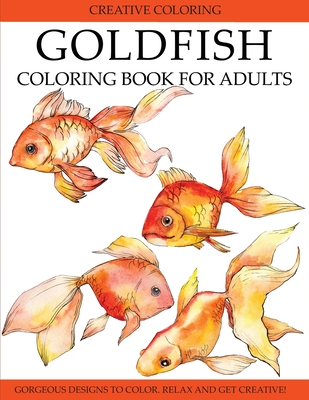 Goldfish Coloring Book for Adults Cover Image