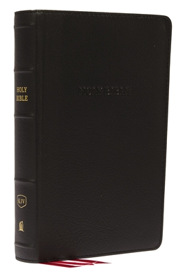 KJV, Reference Bible, Personal Size Giant Print, Genuine Leather, Black, Red Letter Edition cover