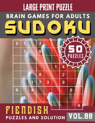 Sudoku for adults: sudoku puzzle books hardest - Full Page Hard Sudoku Maths Book to Challenge Your Brain Cover Image