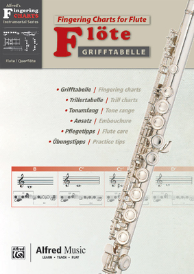 Grifftabelle Für Flöte [Fingering Charts for Flute]: German / English Language Edition, Chart By Tom Pold (Editor) Cover Image