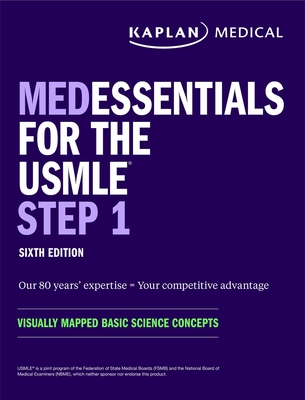 medEssentials for the USMLE Step 1: Visually mapped basic science concepts (USMLE Prep) Cover Image