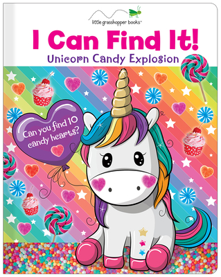 I Can Find It! Unicorn Candy Explosion (Large Padded Board Book) Cover Image