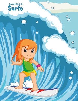 Livro para Colorir de Surfe By Nick Snels Cover Image