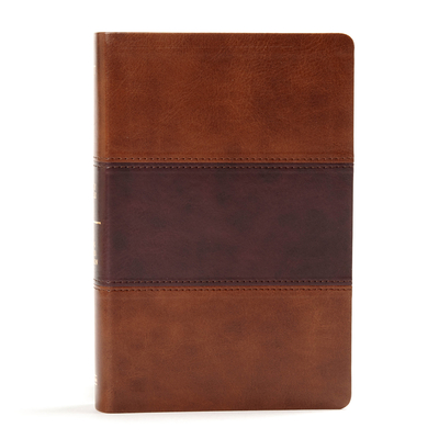 Cover for KJV Large Print Personal Size Reference Bible, Saddle Brown Leathertouch Indexed
