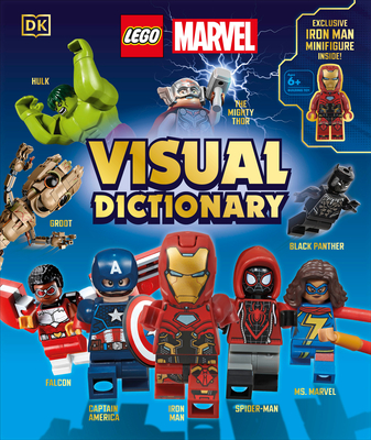 LEGO Marvel Visual Dictionary: With an Exclusive LEGO Marvel Minifigure By Simon Hugo, Amy Richau Cover Image