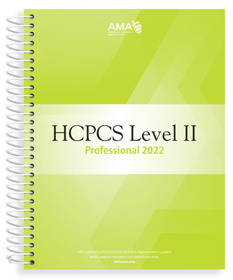 HCPCS 2022 Level II Professional Edition By Ama Cover Image