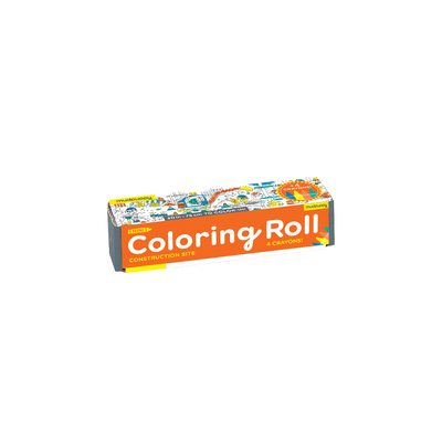 Construction Site Mini Coloring Roll By Mudpuppy, Lizzy Doyle (Illustrator) Cover Image
