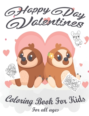 Valentine's Coloring Book for Kids: Lovely animals coloring books, Valentine's day coloring book, Baby books valentines day, Valentines day toddler bo