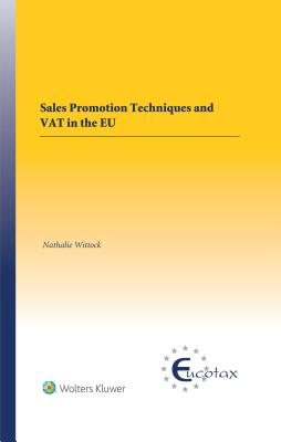 Sales Promotion Techniques and Vat in the EU Cover Image