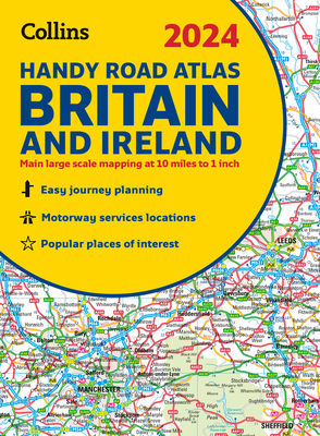 2024 Collins Handy Road Atlas Britain and Ireland: A5 Spiral (Collins Road Atlas) By Collins Cover Image