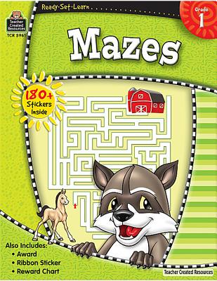 Ready-Set-Learn: Mazes Grd 1 By Teacher Created Resources Cover Image