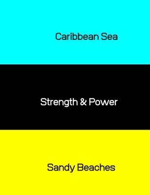 Caribbean Sea, Strength & Power, Sandy Beaches: Composition Notebook Cover Image
