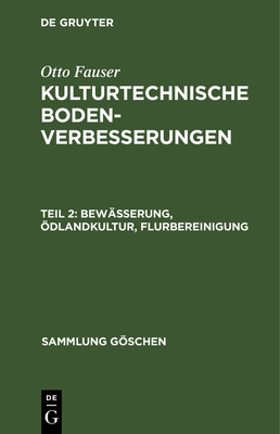 Bewässerung, Ödlandkultur, Flurbereinigung Cover Image