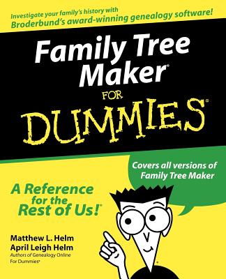 Family Tree Maker for Dummies Cover Image