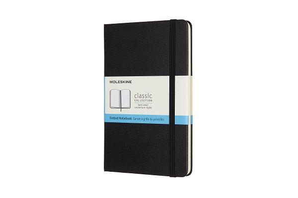Moleskine Notebook, Medium, Dotted, Black, Hard Cover (4.5 x 7) By Moleskine Cover Image