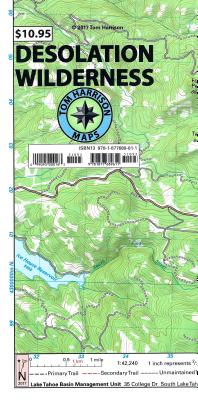 Desolation Wilderness Trail Map (Tom Harrison Maps) By Tom Harrison Cover Image